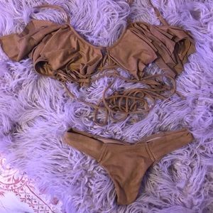 NWOT Montce Swim Suede Bikini
